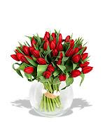 Kytice erven tulipny doplnky/vazy