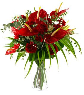 Kytice Anthurium kvetiny