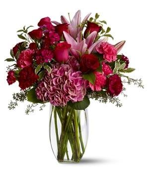 Kytice Deep pink kvetiny